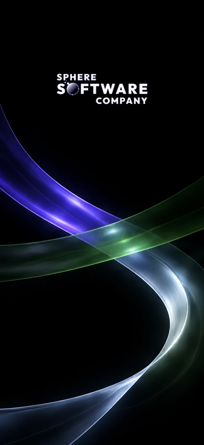 Sphere Software Company luminous ribbon screen